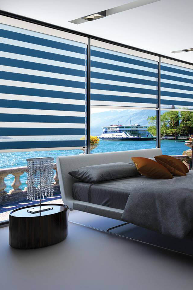 Modern office blinds installed by FIZONE OFFICE SYSTEM for light control and privacy
