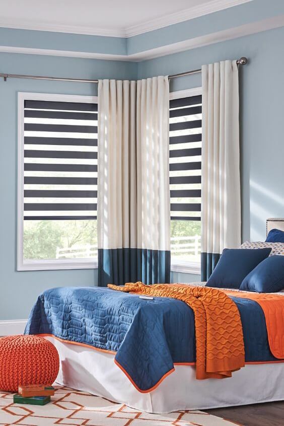 Modern office blinds installed by FIZONE OFFICE SYSTEM for light control and privacy
