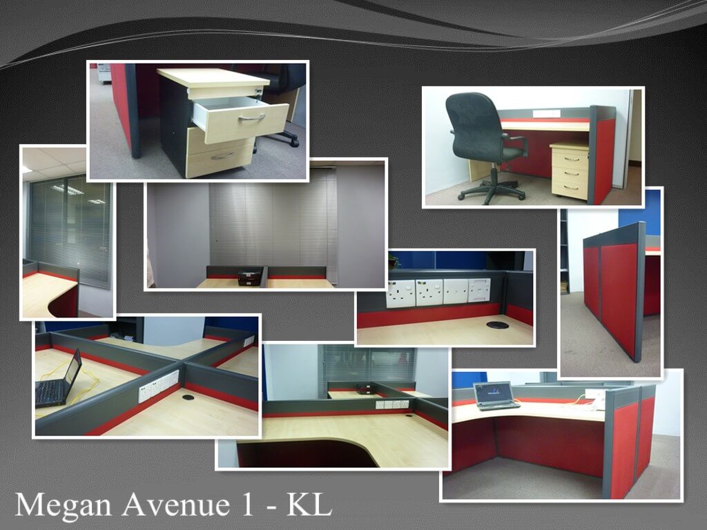 Completed office installation project by FIZONE OFFICE SYSTEM featuring workstations and modern furniture
