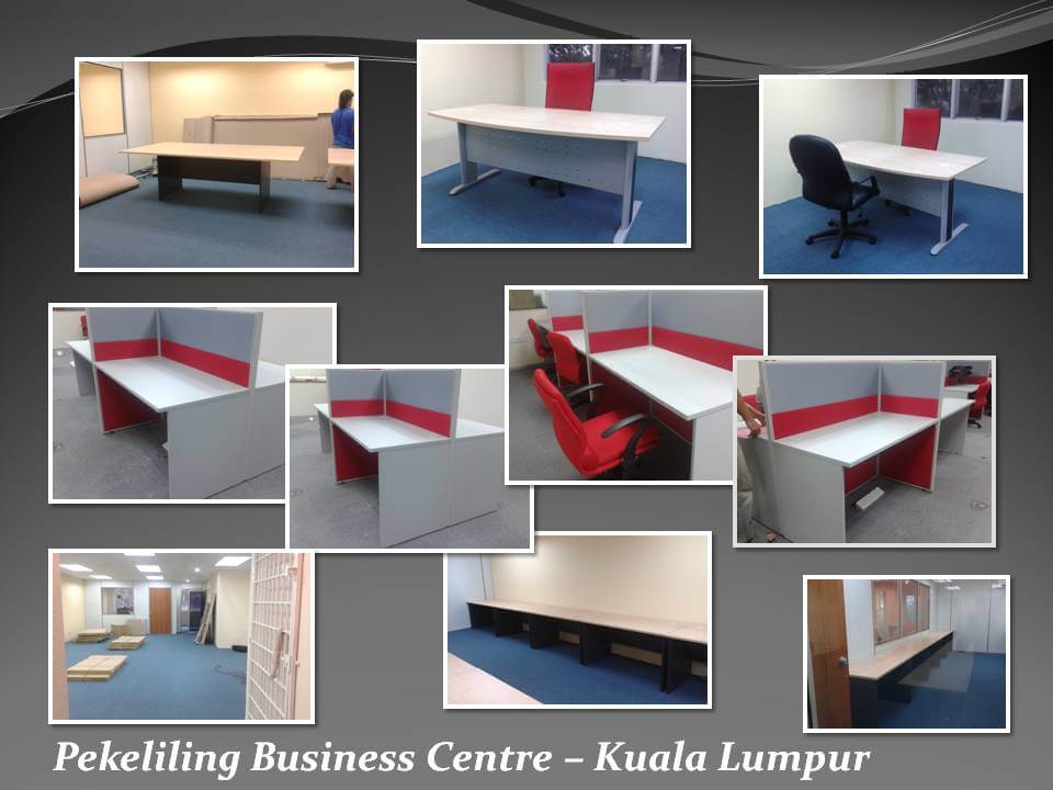 Completed office installation project by FIZONE OFFICE SYSTEM featuring workstations and modern furniture