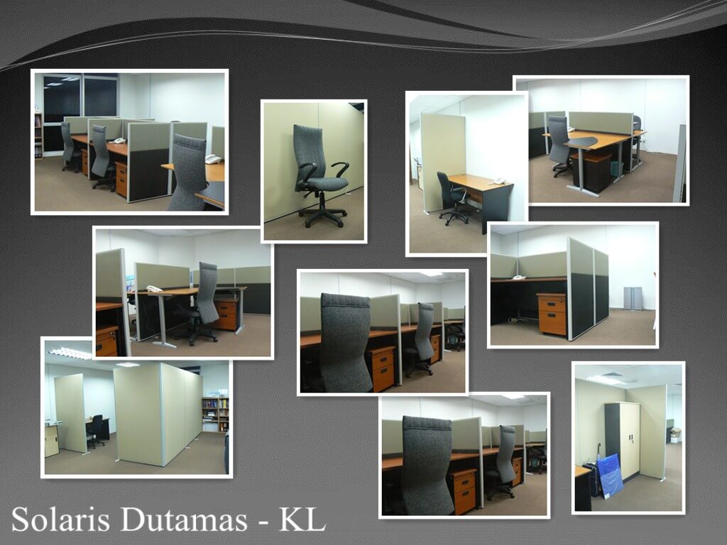 Completed office installation project by FIZONE OFFICE SYSTEM featuring workstations and modern furniture