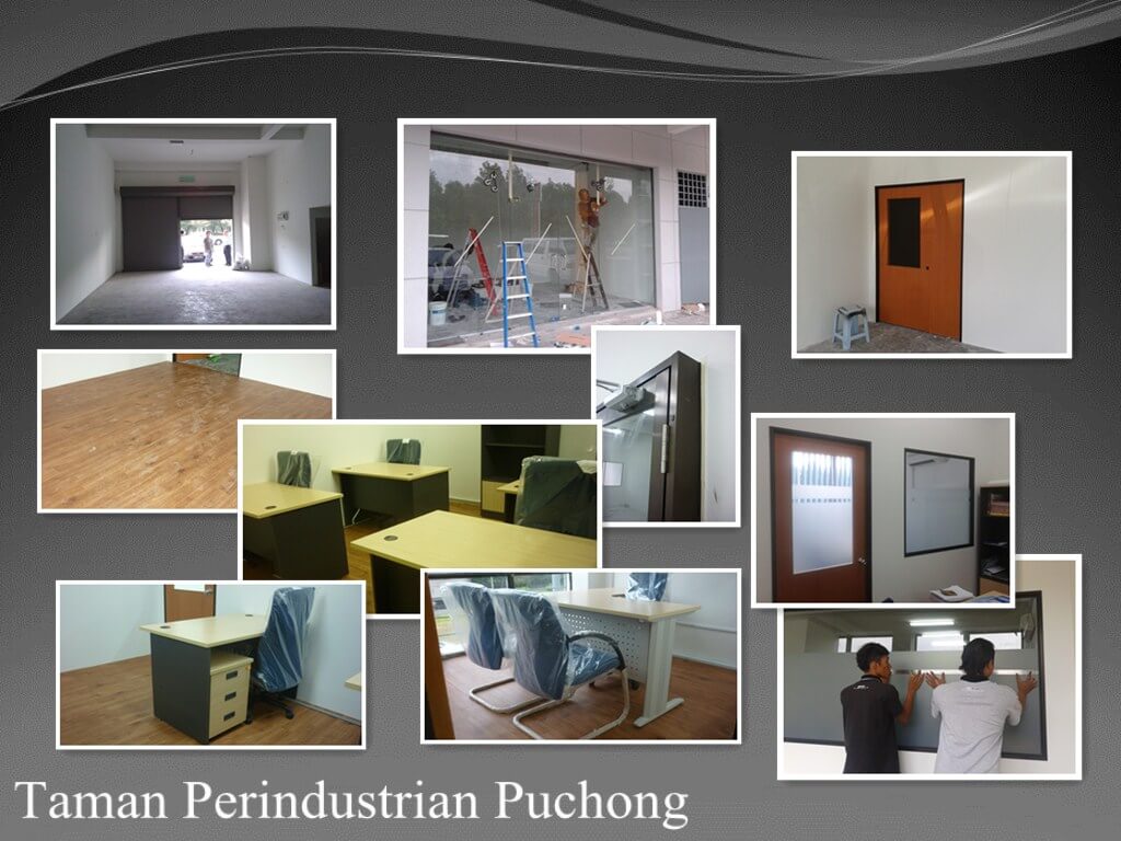 Completed office installation project by FIZONE OFFICE SYSTEM featuring workstations and modern furniture