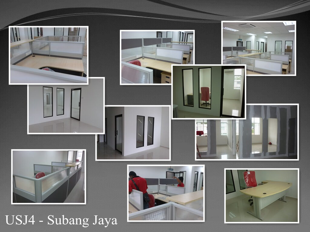 Completed office installation project by FIZONE OFFICE SYSTEM featuring workstations and modern furniture
