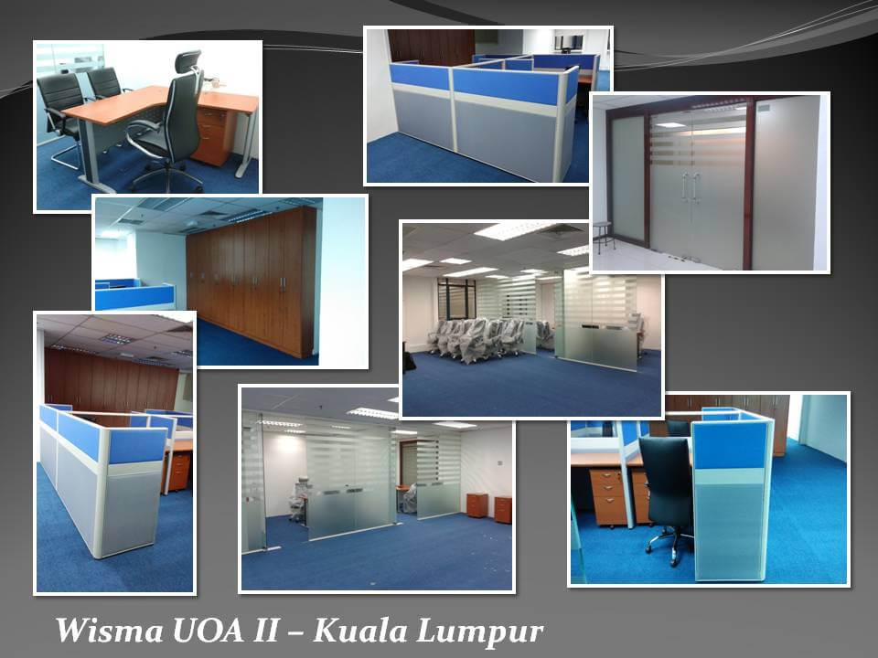 Completed office installation project by FIZONE OFFICE SYSTEM featuring workstations and modern furniture