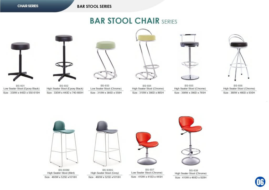 Modern bar stool chairs by FIZONE OFFICE SYSTEM with metal legs and ergonomic seats for pantry, breakout, and café areas
